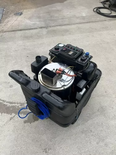 Edge Panther pressure washer after cost-effective service and repair, cleaned, serviced, and running reliably.